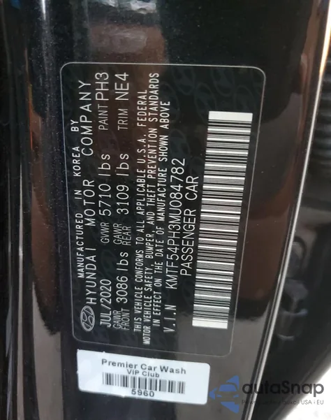 2021 Genesis G90 Ultimate из США, поврежденный, VIN KMTF54PH3MU084782